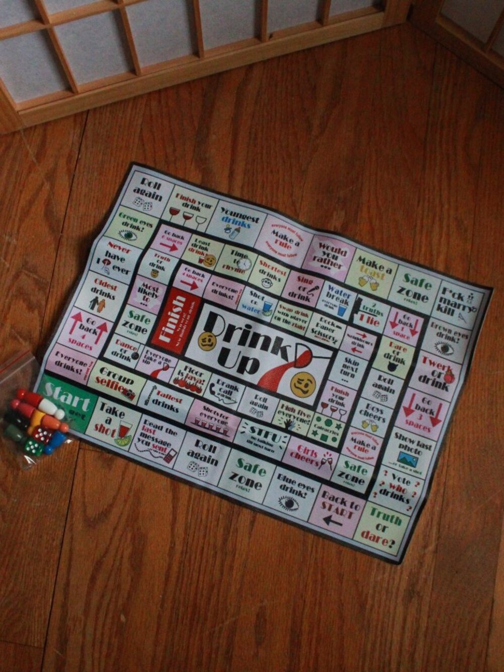 Unknown Brand "Drink Up" Adult Board Game